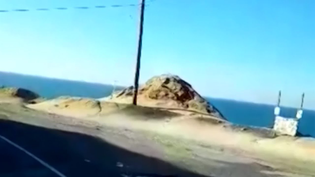 California car plunges off cliff