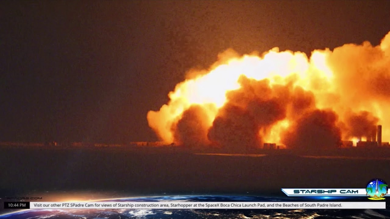 Multi-Views! SpaceX Starhopper’s 1st Untethered Hop - Drone, Engine & Starship Cams