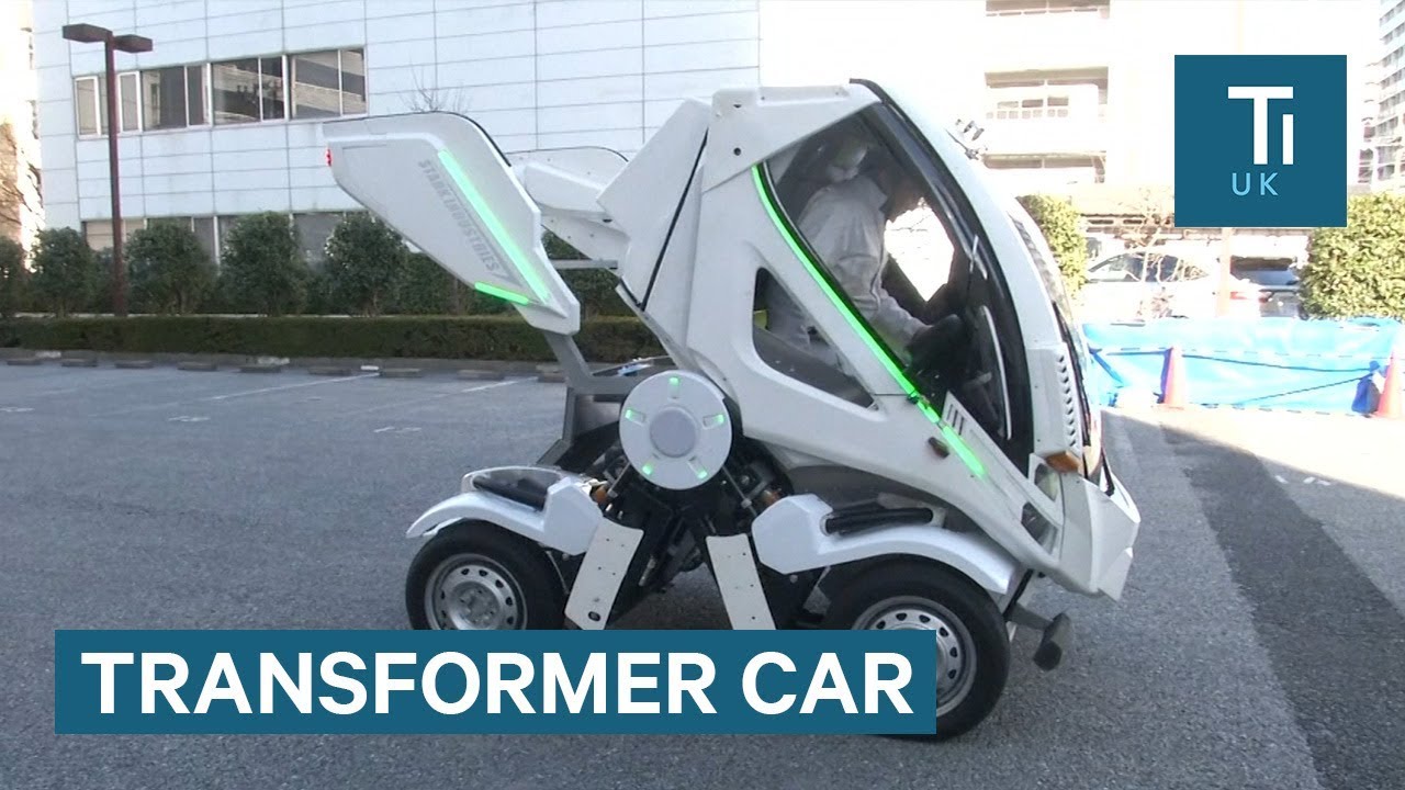 This 'Transformer' car folds so you can park in tight spaces