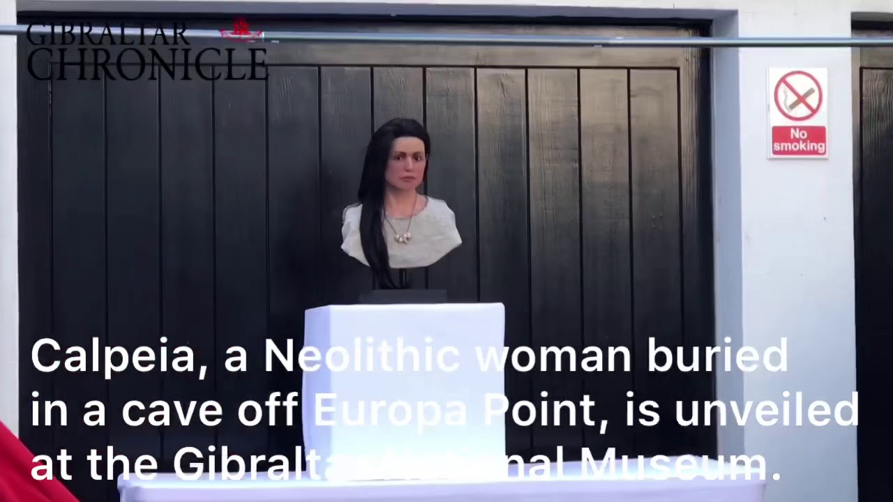 Calpeia, the face of a Gibraltarian woman of 7,500 years ago