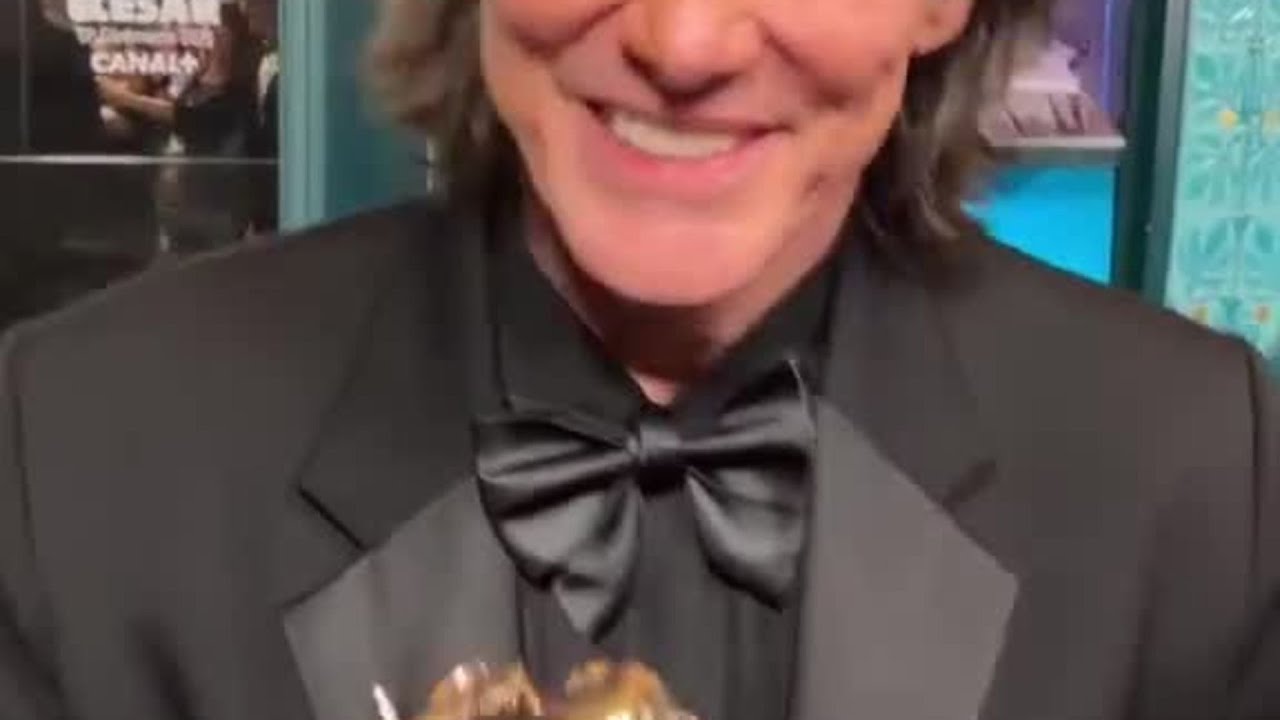 Jim Carrey a parlé français aux César 2026