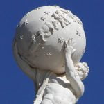 Imagem relacionada a Por que um livro de mapas é chamado atlas?