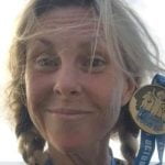 Imagem relacionada a Mulher corre 63 maratonas em 63 dias