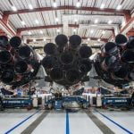 Imagem relacionada a Primeiras imagens do foguete mais poderoso do mundo