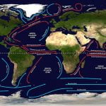 Imagem relacionada a O que são correntes oceânicas rotativas (giros) ?