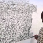 Imagem relacionada a Artista pode desenhar cidades inteiras da memória