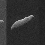 Imagem relacionada a Asteroide em forma de hipopótamo passa com segurança pela Terra
