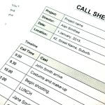 Imagem relacionada a O que são Call Sheets?