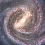 Imagem relacionada a Quanto pesa a galáxia da Via Láctea?