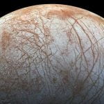 Imagem relacionada a A lua de Júpiter, Europa, está coberta de sal