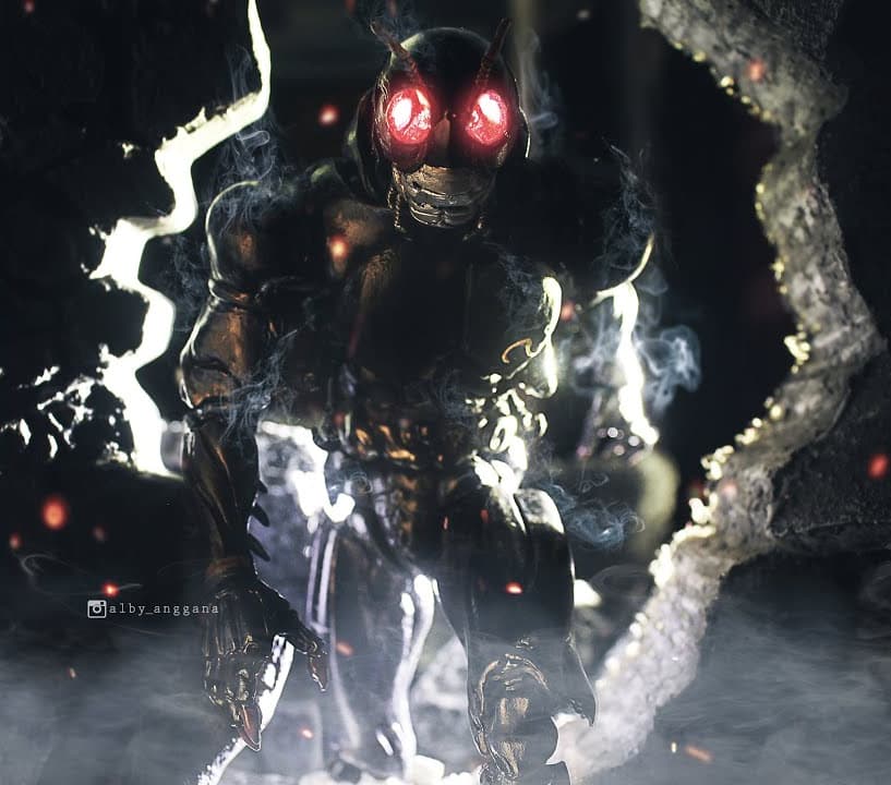 Imagem relacionada a Batta Man em Black Kamen Rider?