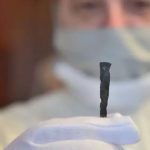 Imagem relacionada a Prego da crucificação de Jesus encontrado no mosteiro