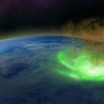 Imagem relacionada a Furacão espacial observado sobre o Polo Norte