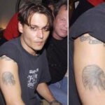 Imagem relacionada a De quem é o nome que Johnny Depp tatuou no braço em 1990?