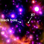 Imagem relacionada a Objeto misterioso está sendo sugado para dentro do buraco negro da nossa galáxia