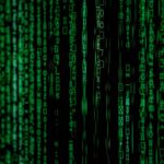 close up photo of matrix background