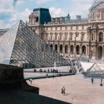 photo of the louvre museum in paris france