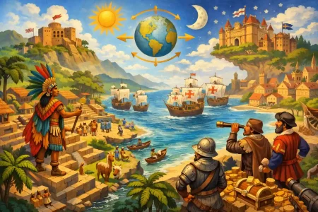 E se Cristóvão Colombo nunca tivesse chegado às Américas? Imagem relacionada a E se Cristóvão Colombo nunca tivesse chegado às Américas?