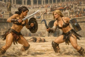 Imagem relacionada a Gladiadoras existiram na Roma Antiga? Evidências revelam um lado pouco conhecido da história
