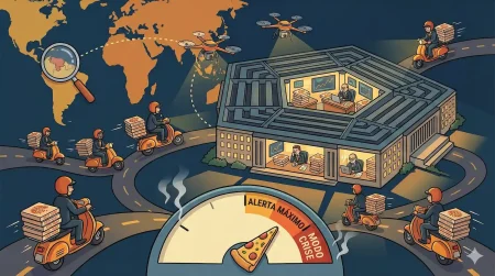 O que é o “índice da pizza”, a teoria curiosa que voltou a viralizar após crise entre EUA e Venezuela ia indice da pizza