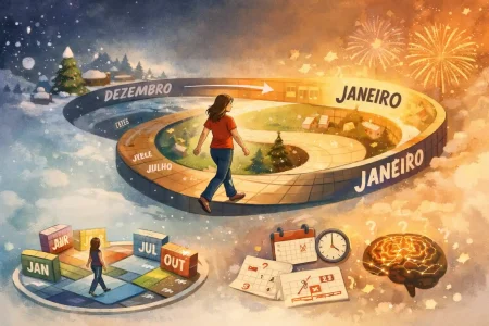 Como a sinestesia de tempo e espaço muda a forma como o Ano Novo é sentido ia sinestesia de tempo