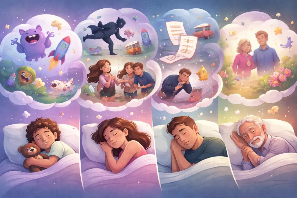 Imagem relacionada a Os sonhos mudam com a idade? A ciência começa a responder