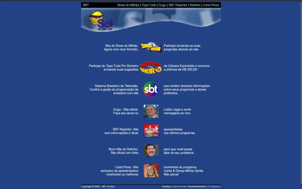 Imagem relacionada a SOL: o portal do SBT que previu a internet moderna antes da hora